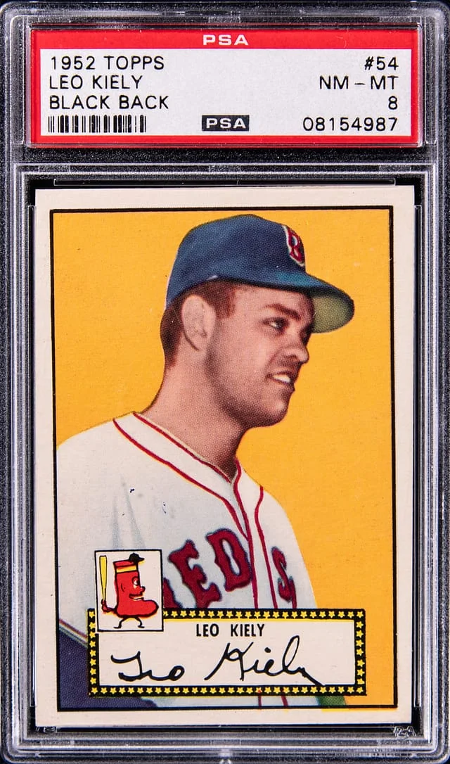 1952 Topps Leo Kiely #54 card image