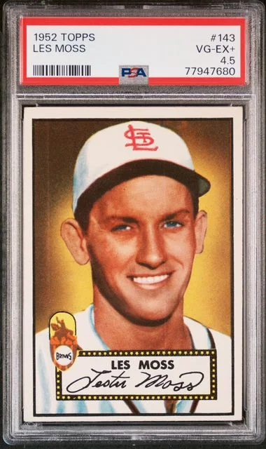 1952 Topps Les Moss #143 card image