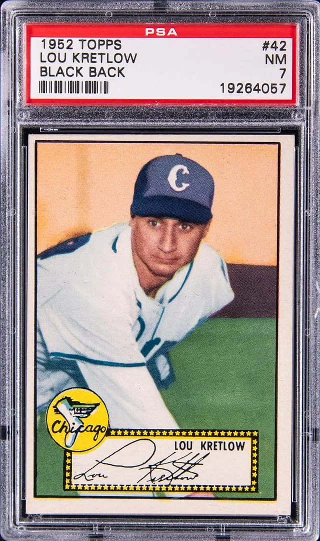 1952 Topps Lou Kretlow #42 card image