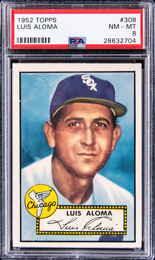 1952 Topps Luis Aloma #308 card image