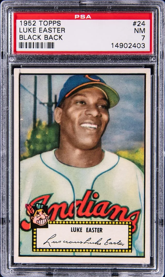 1952 Topps Luke Easter #24 card image