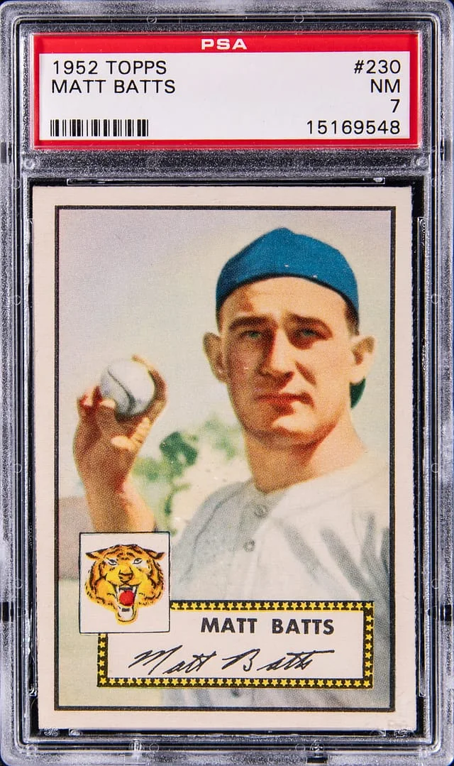 1952 Topps Matt Batts #230 card image