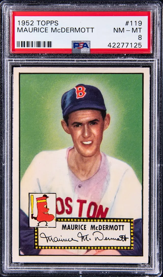 1952 Topps Maurice McDermott #119 card image