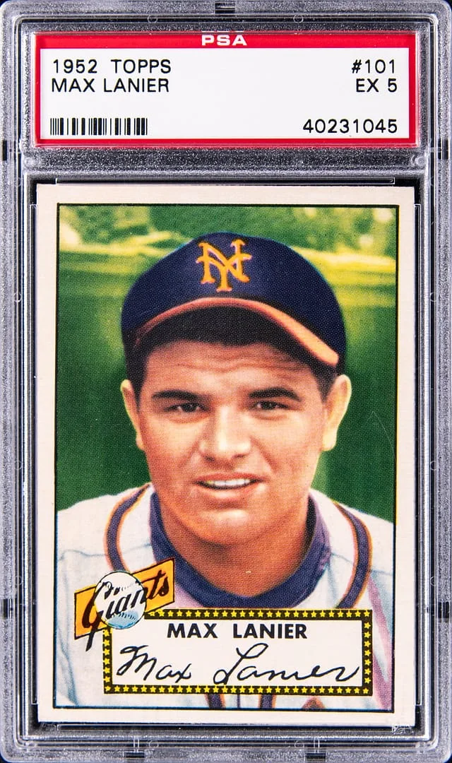 1952 Topps Max Lanier #101 card image