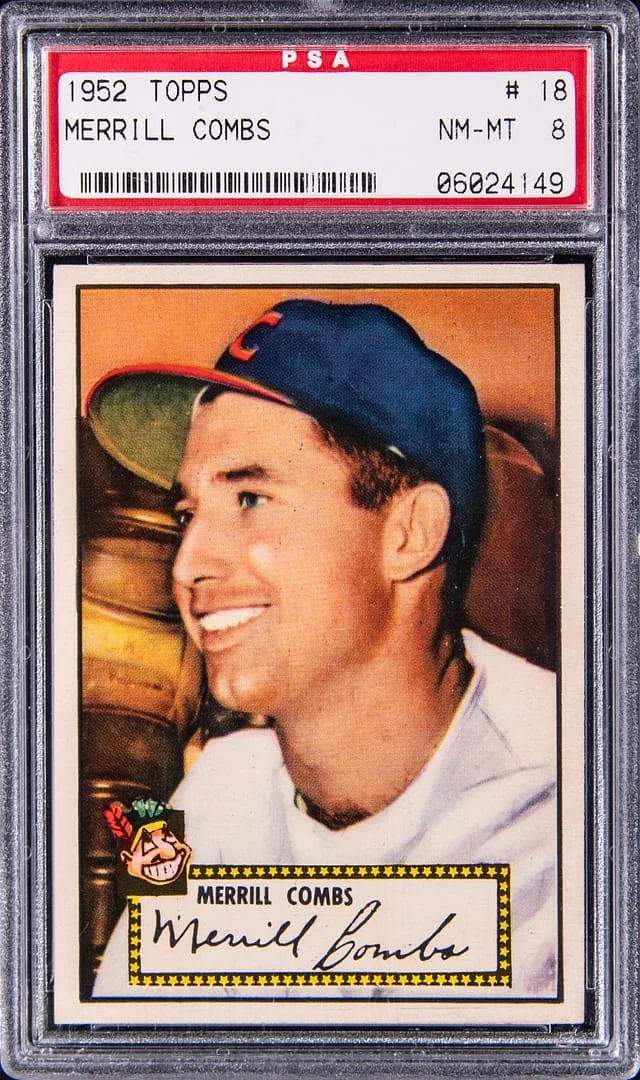 1952 Topps Merrill Combs #18 card image