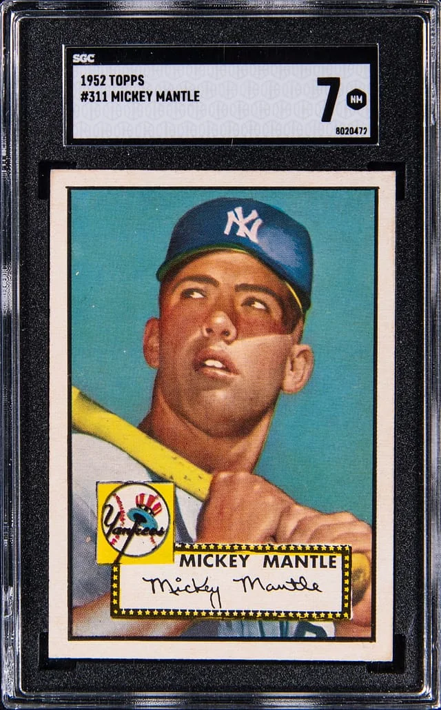 1952 Topps Mickey Mantle - "Exceptional - Top 15%" - A Beautifully Centered Example #311 card image