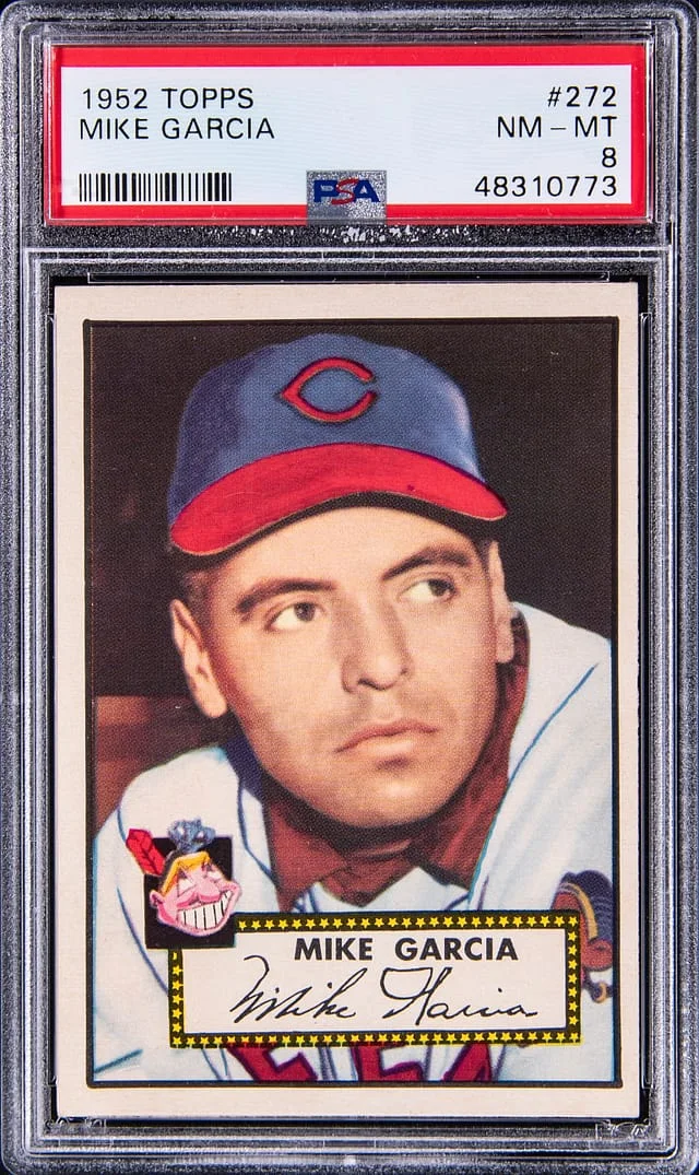 1952 Topps Mike Garcia #272 card image