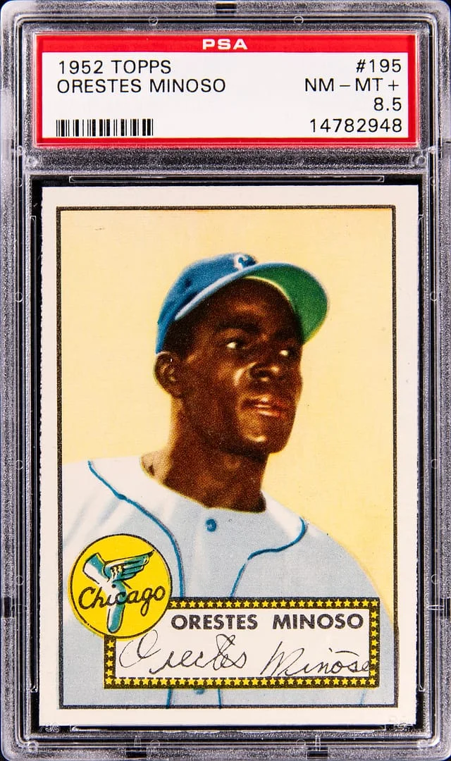 1952 Topps Minnie Minoso #195 card image