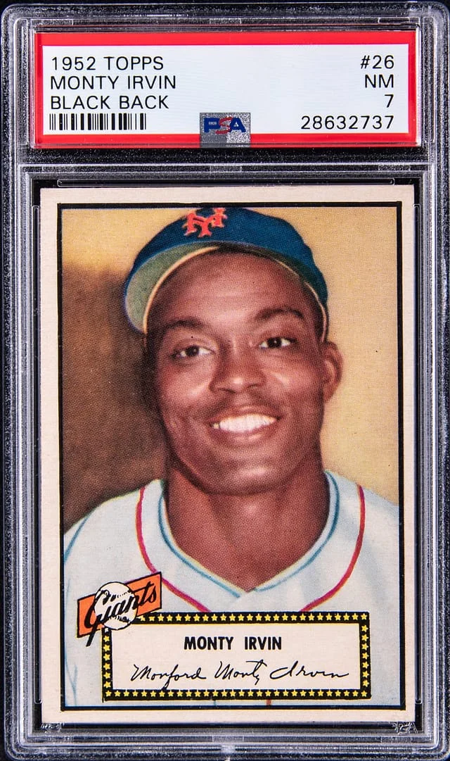 1952 Topps Monte Irvin #26 card image