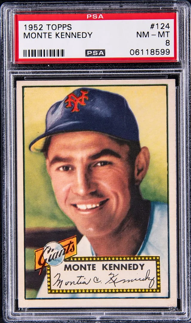 1952 Topps Monty Kennedy #124 card image