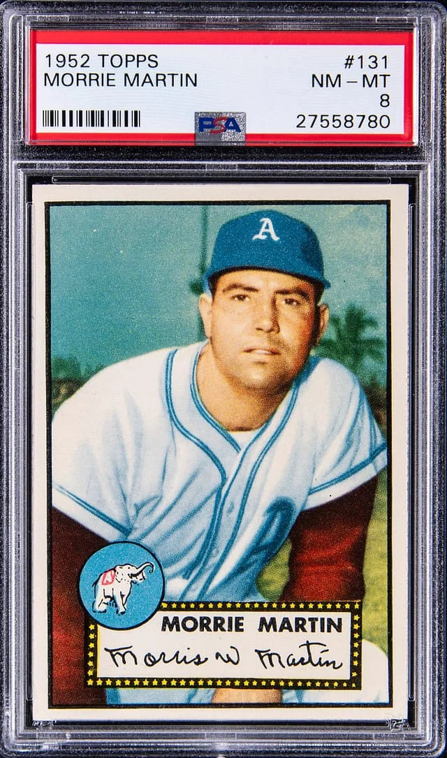 1952 Topps Morrie Martin #131 card image