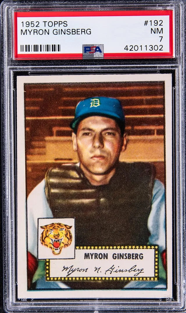 1952 Topps Myron Ginsberg #192 card image