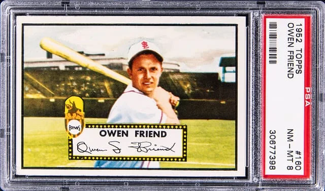 1952 Topps Owen Friend #160 card image
