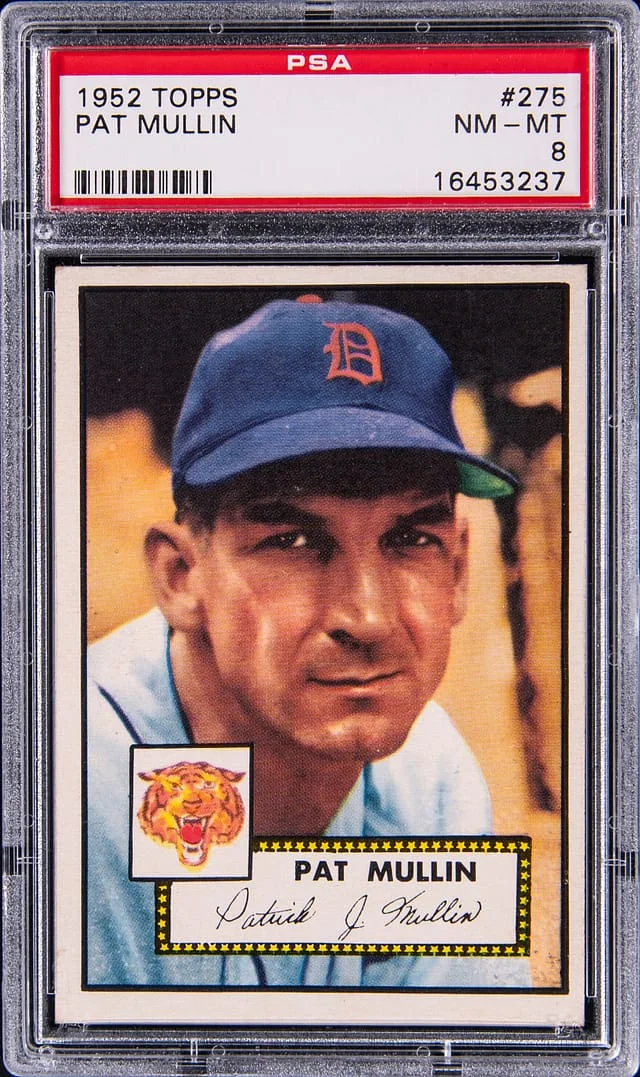 1952 Topps Pat Mullin #275 card image