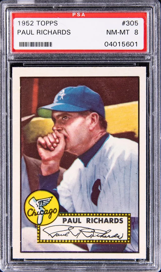 1952 Topps Paul Richards #305 card image