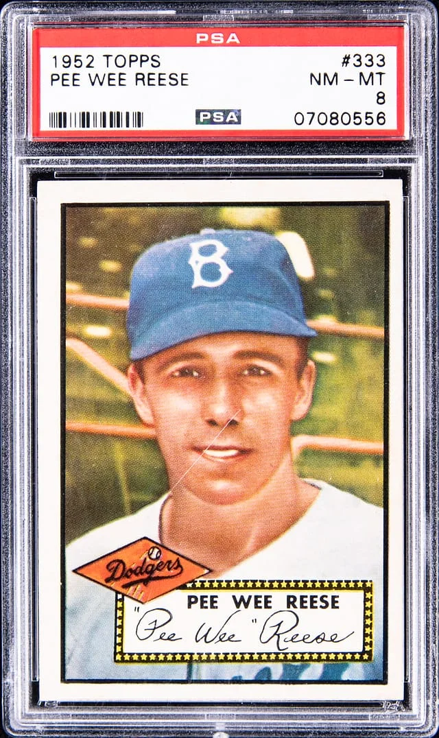 1952 Topps Pee Wee Reese #333 card image