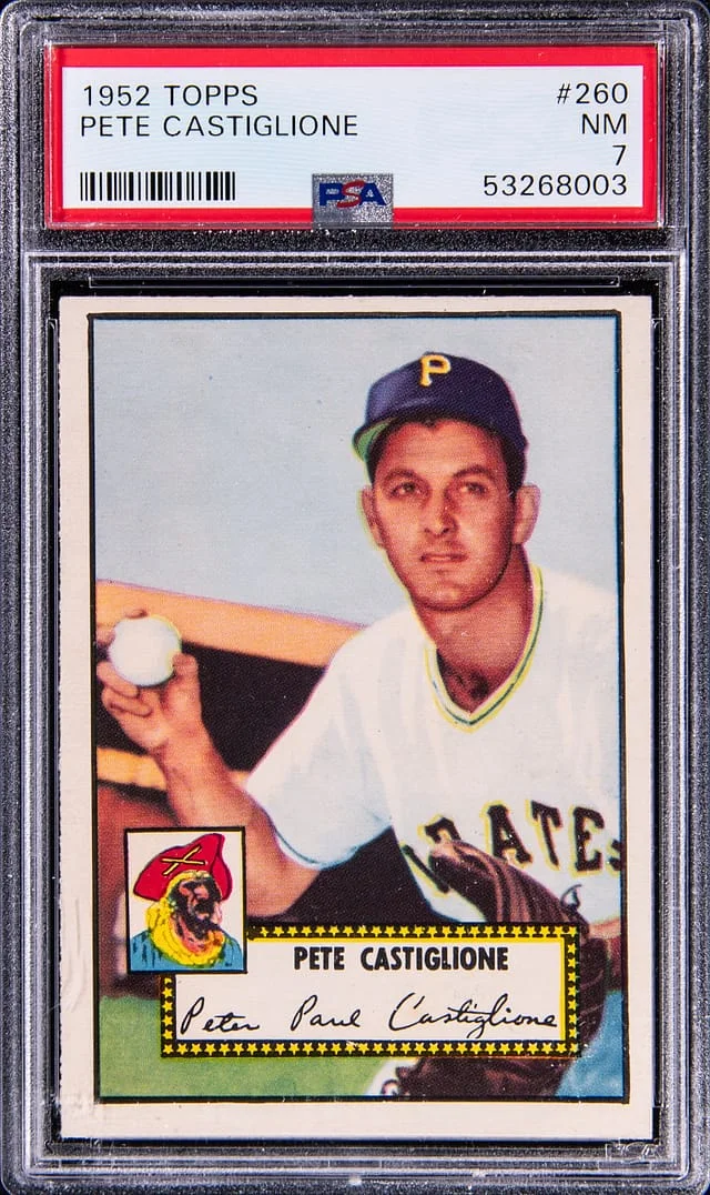 1952 Topps Pete Castiglione #260 card image