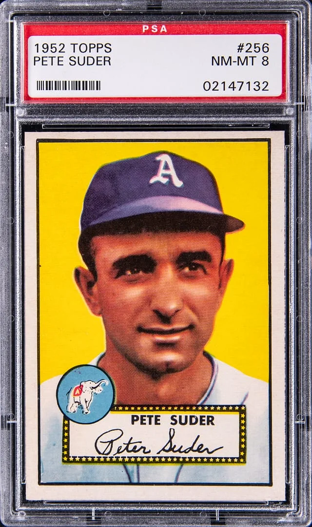 1952 Topps Pete Suder #256 card image