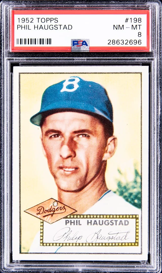 1952 Topps Phil Haugstad #198 card image