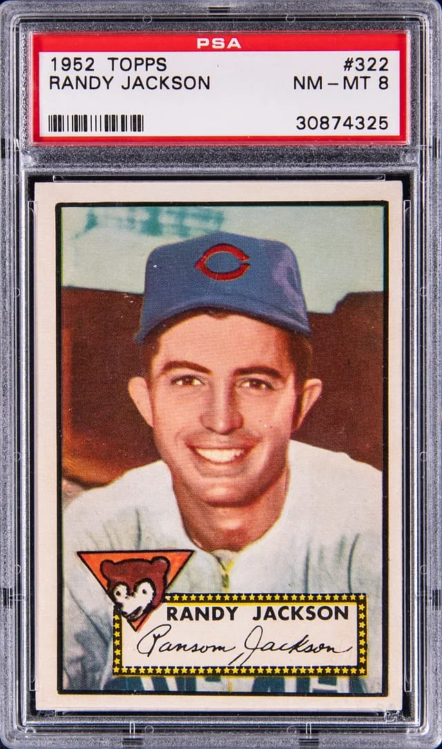1952 Topps Randy Jackson #322 card image