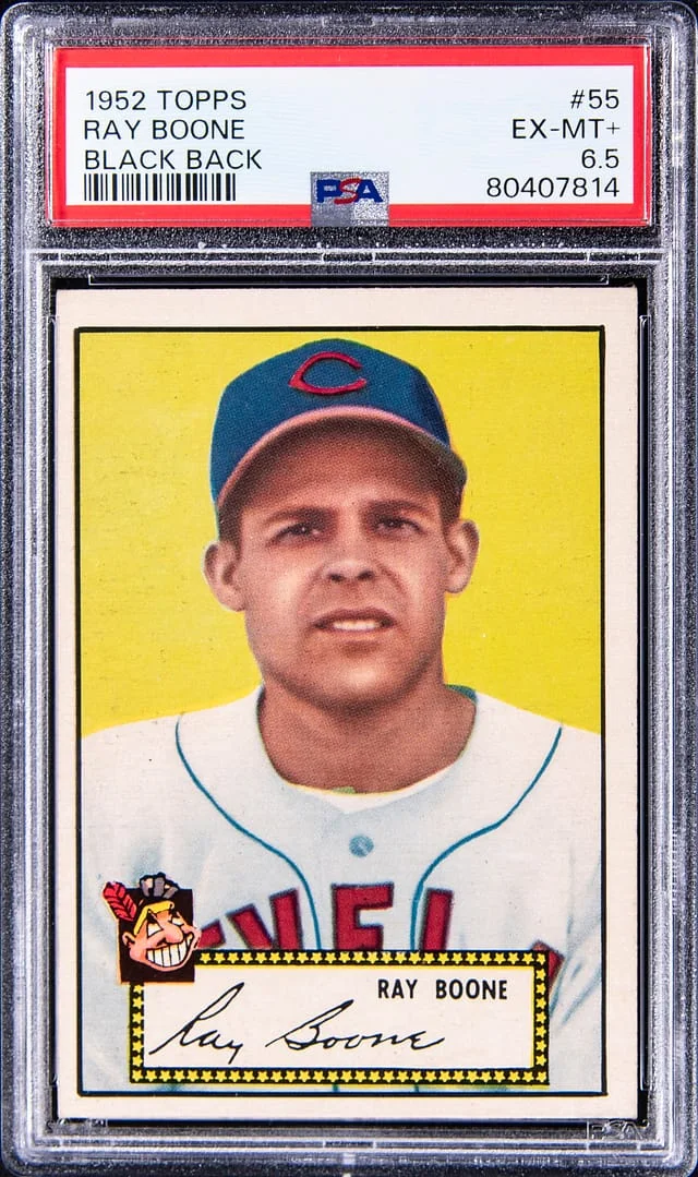 1952 Topps Ray Boone #55 card image