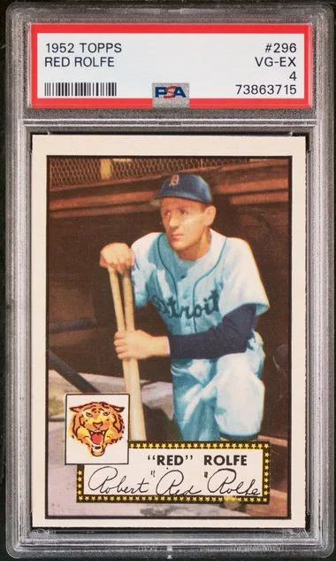 1952 Topps Red Rolfe #296 card image