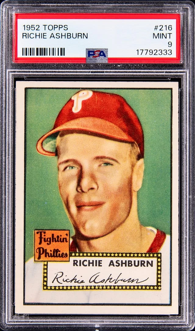 1952 Topps Richie Ashburn #216 card image