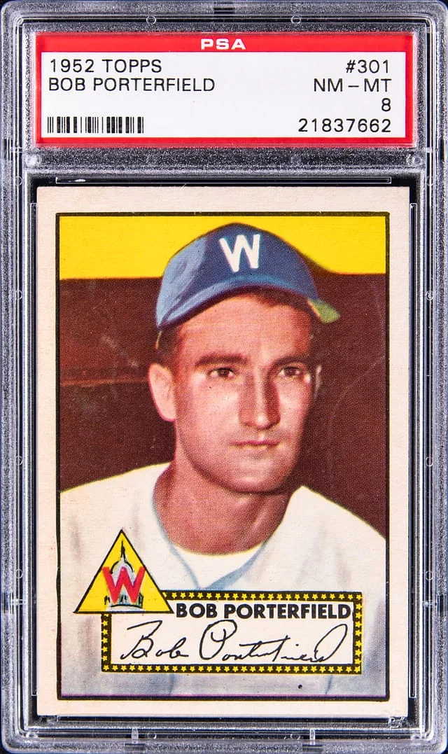 1952 Topps Rob Porterfield #301 card image