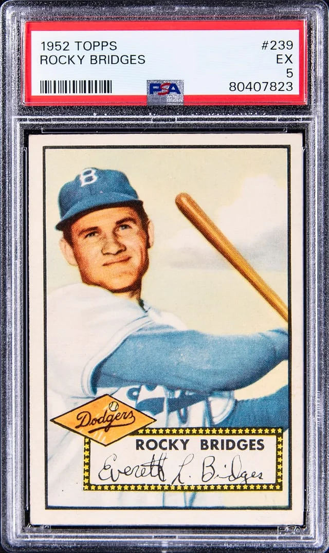 1952 Topps Rocky Bridges #239 card image