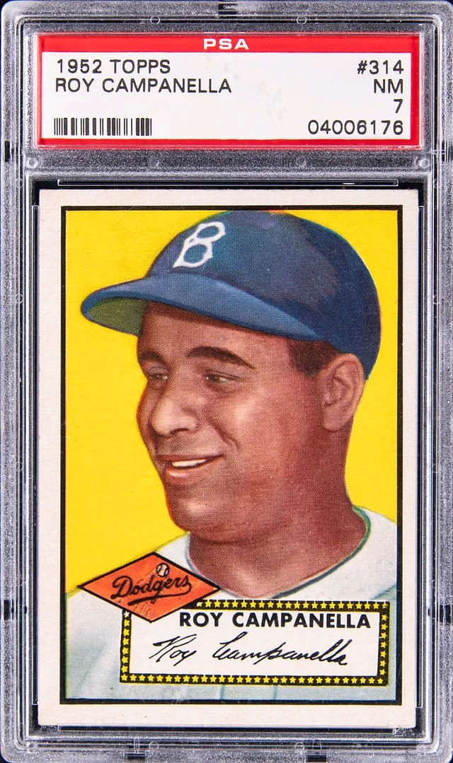 1952 Topps Roy Campanella #314 card image