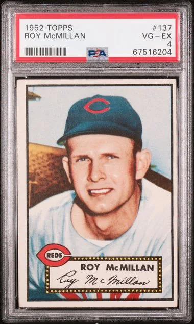 1952 Topps Roy McMillan #137 card image