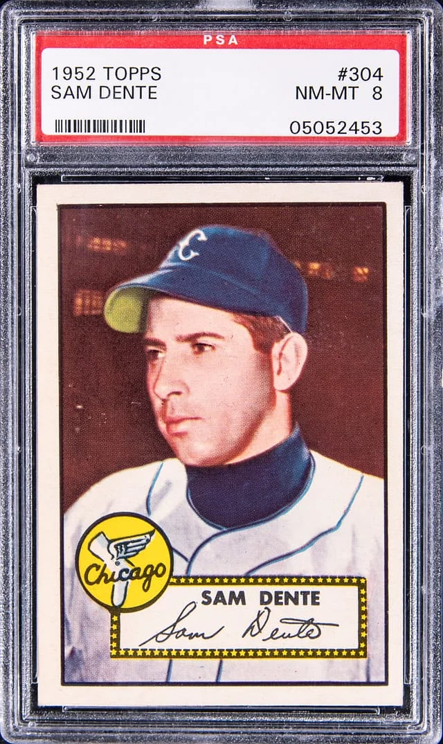 1952 Topps Sam Dente #304 card image