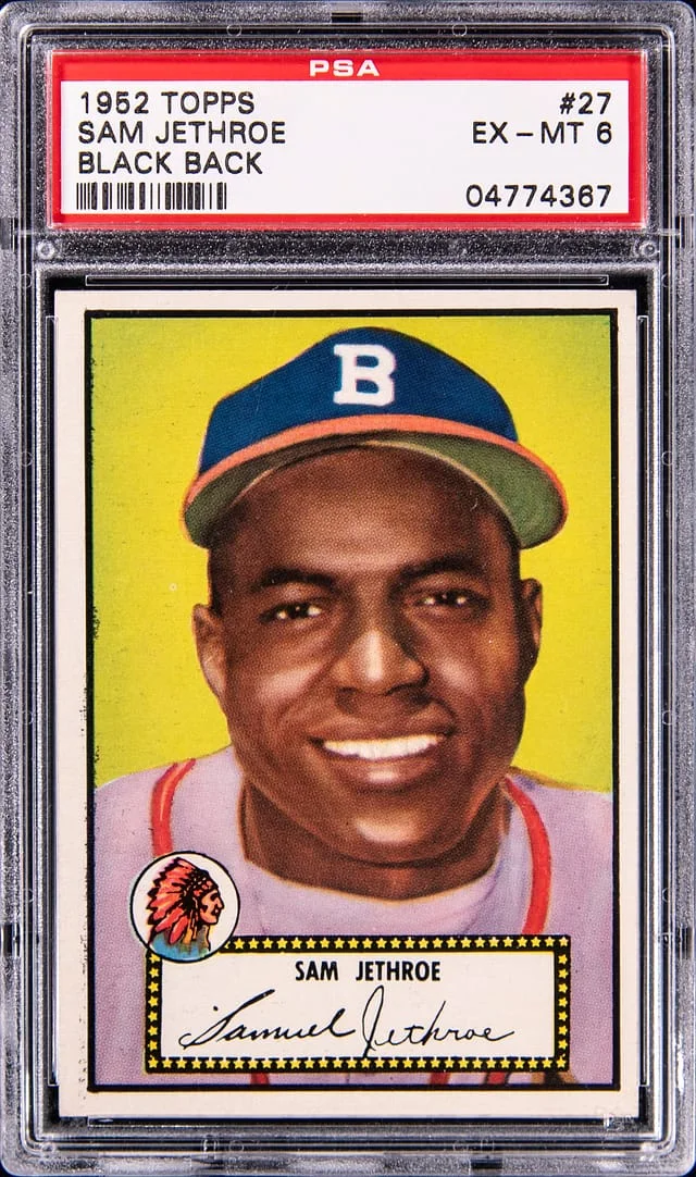 1952 Topps Sam Jethroe #27 card image