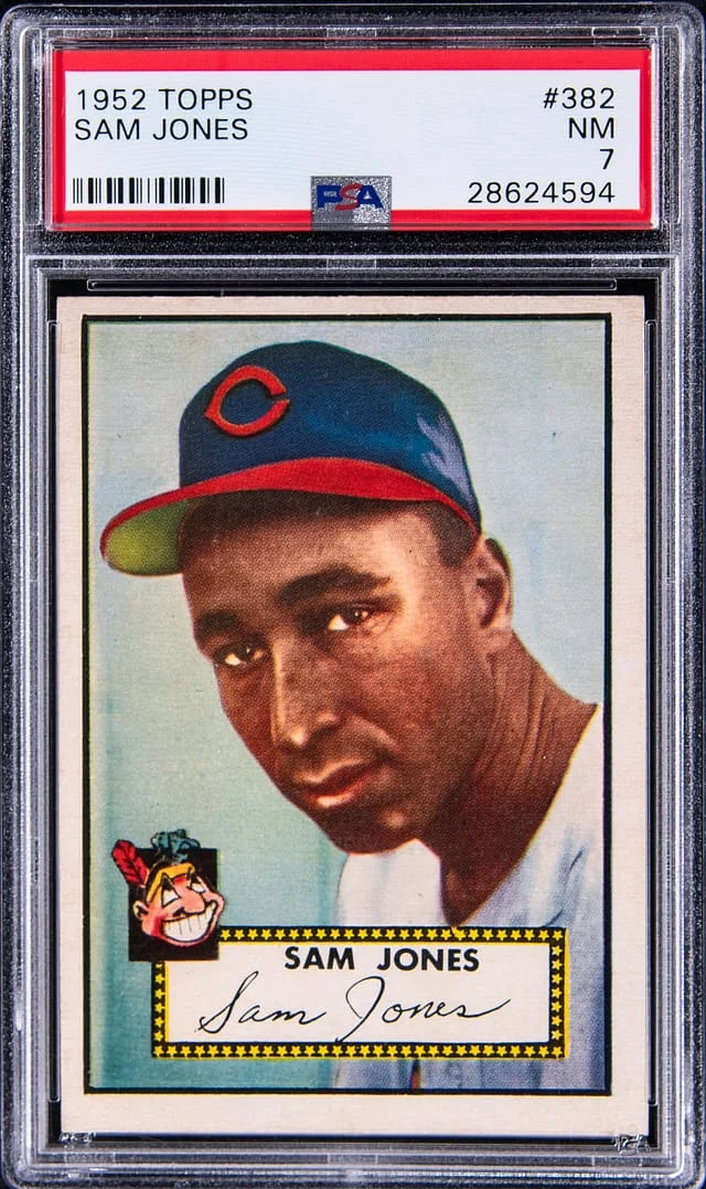 1952 Topps Sam Jones #382 card image