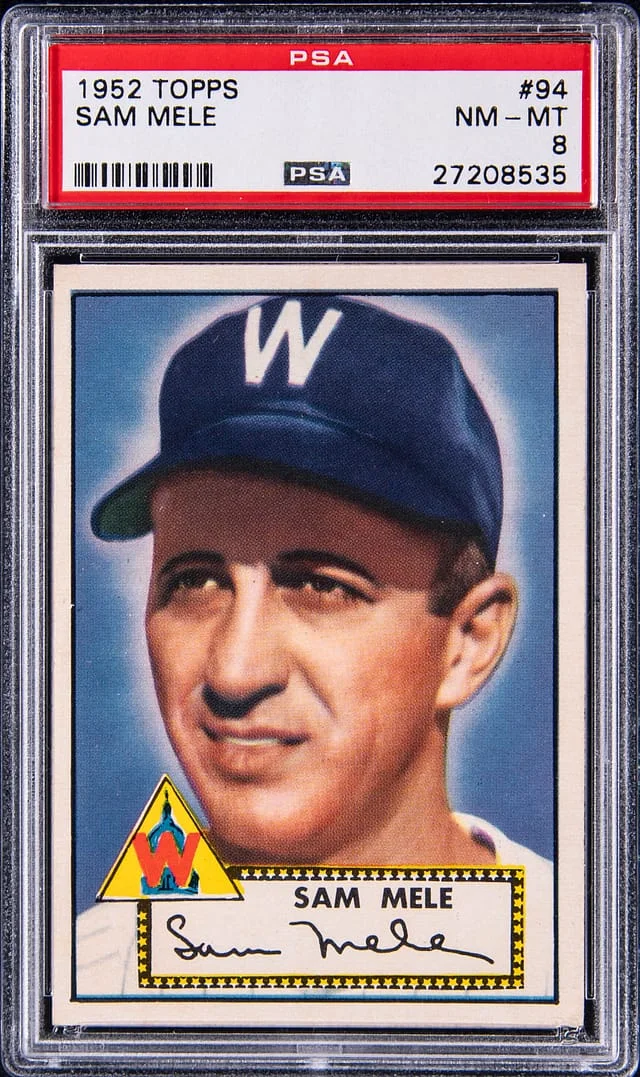 1952 Topps Sam Mele #94 card image