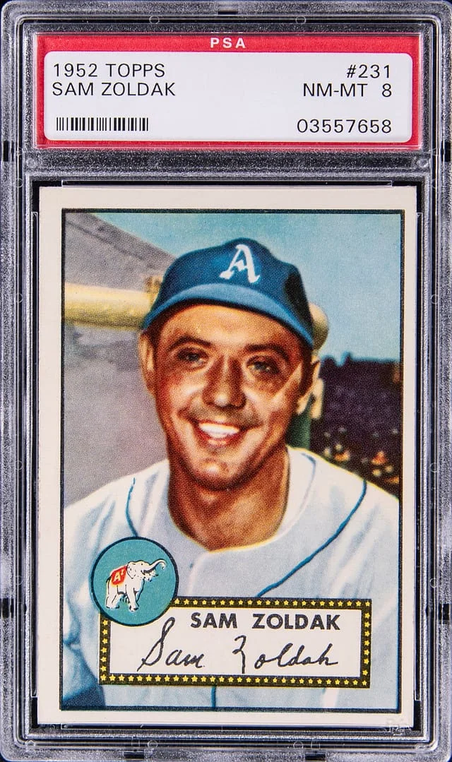 1952 Topps Sam Zoldak #231 card image