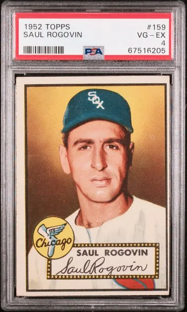 1952 Topps Saul Rogovin #159 card image