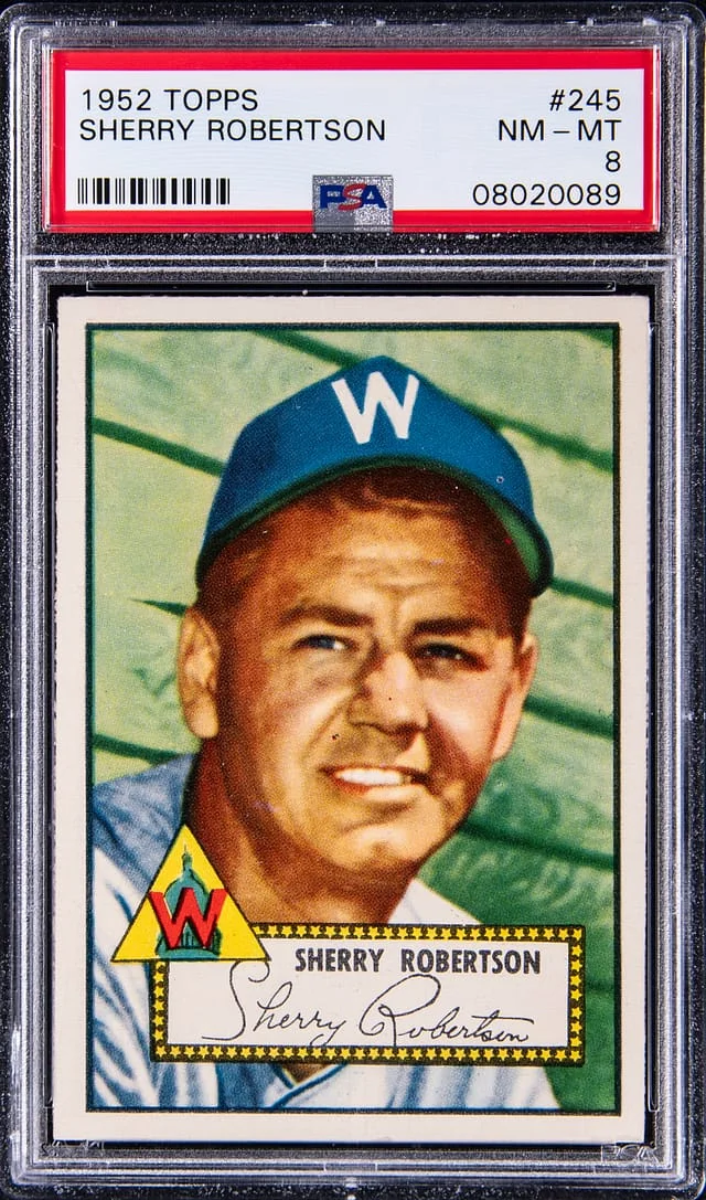 1952 Topps Sherry Robertson #245 card image