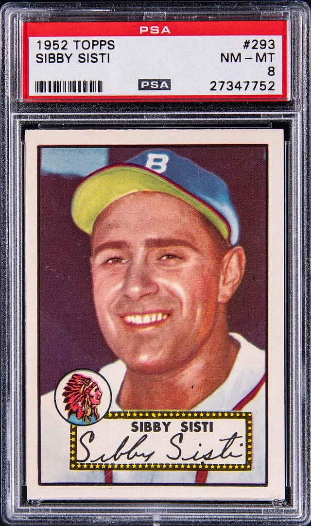 1952 Topps Sibby Sisti #293 card image