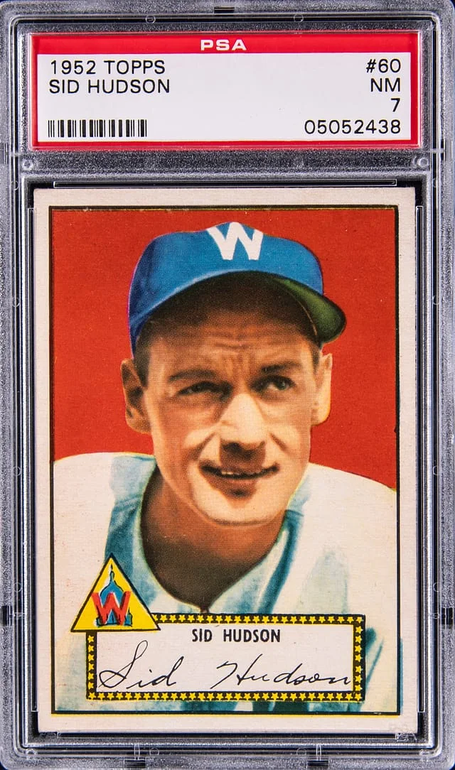 1952 Topps Sid Hudson #58 card image