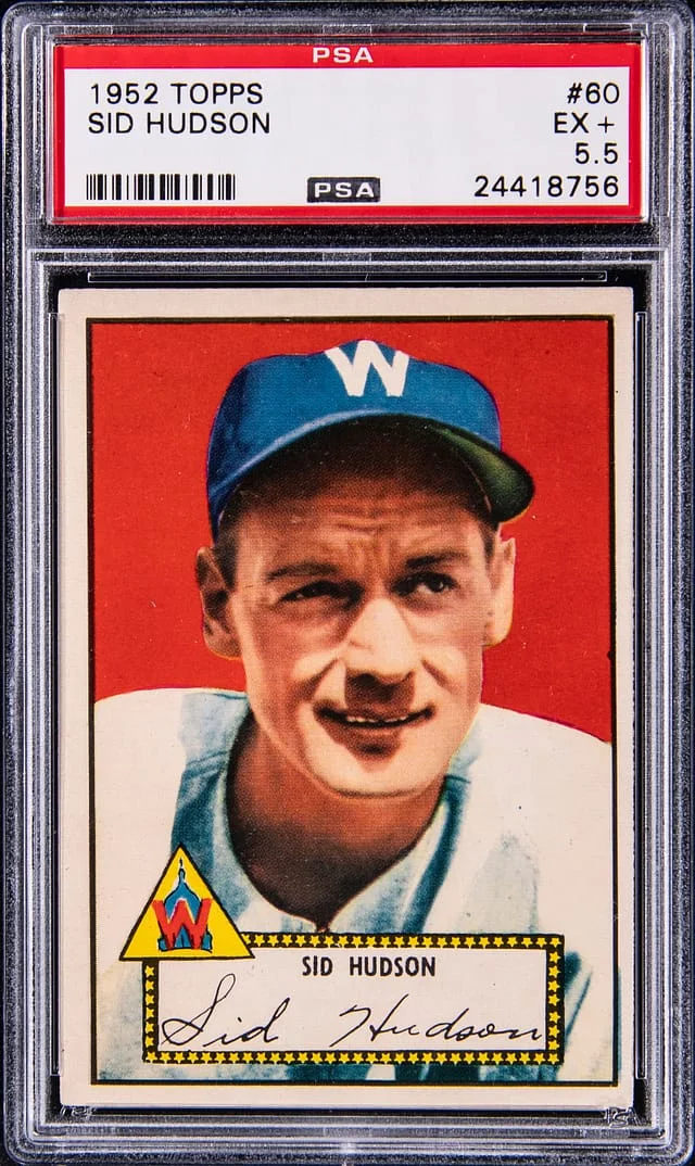 1952 Topps Sid Hudson #60 card image