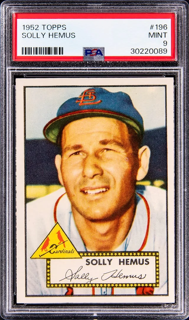 1952 Topps Solly Hemus #196 card image