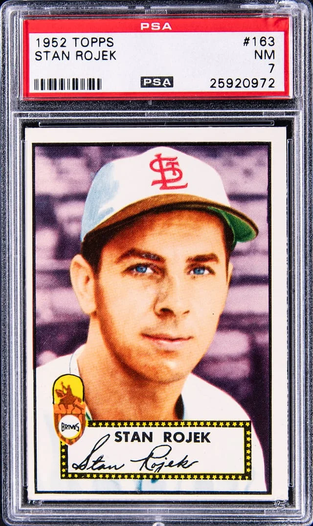 1952 Topps Stan Rojek #163 card image