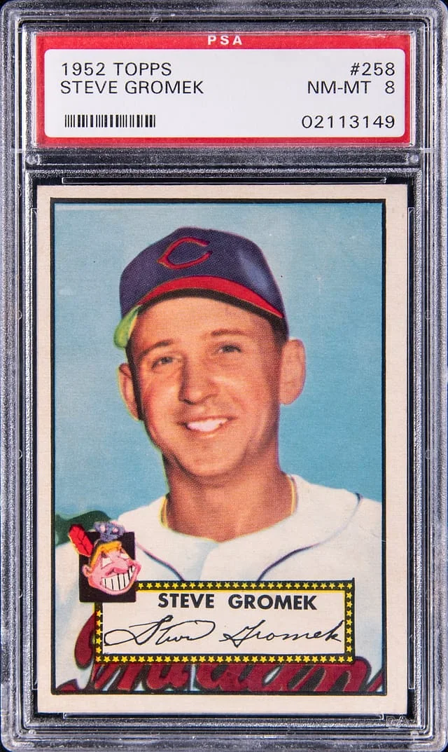 1952 Topps Steve Gromek #258 card image