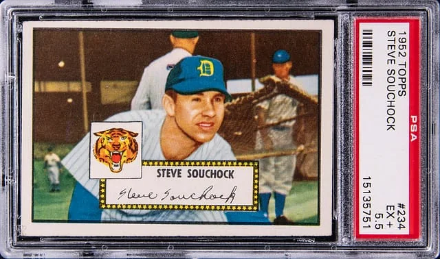 1952 Topps Steve Souchock #234 card image