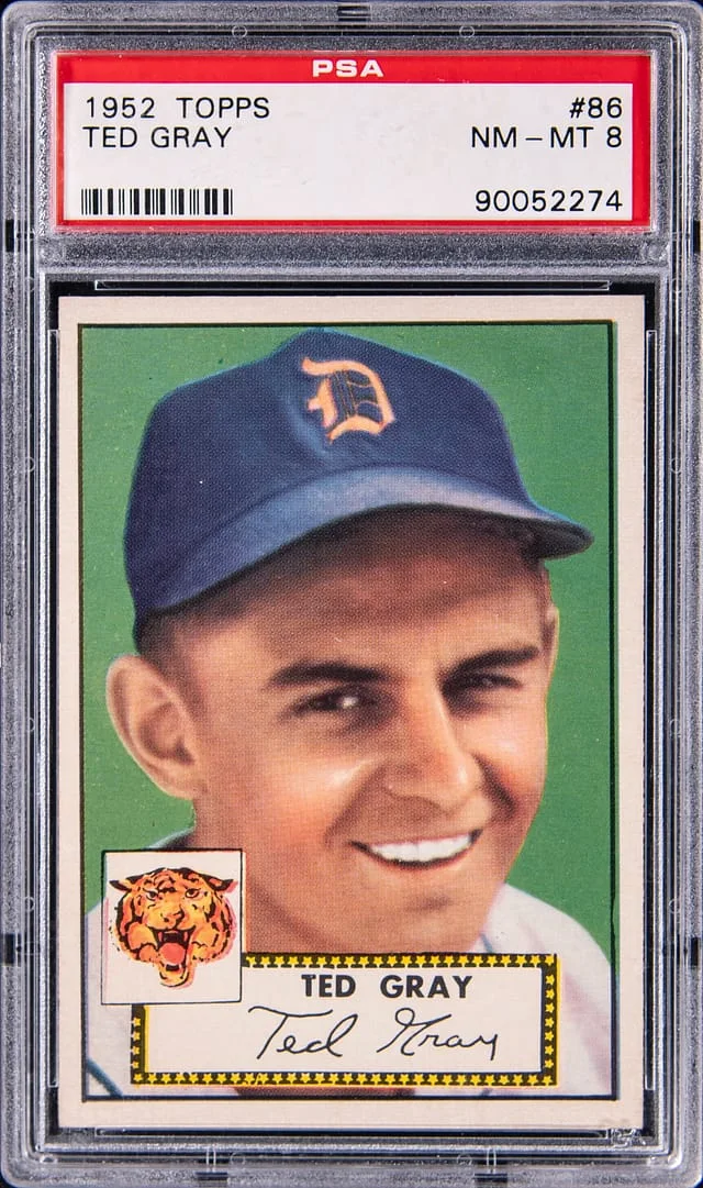 1952 Topps Ted Gray #86 card image