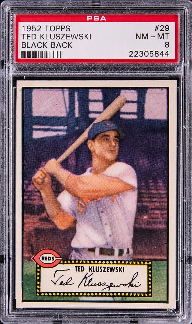 1952 Topps Ted Kluszewski #29 card image