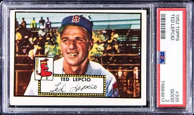 1952 Topps Ted Lepcio #335 card image