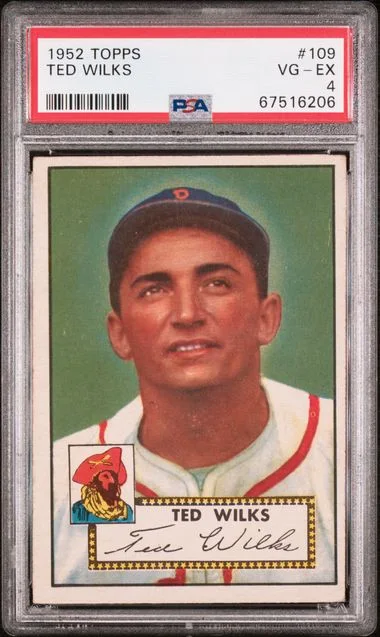 1952 Topps Ted Wilks #109 card image