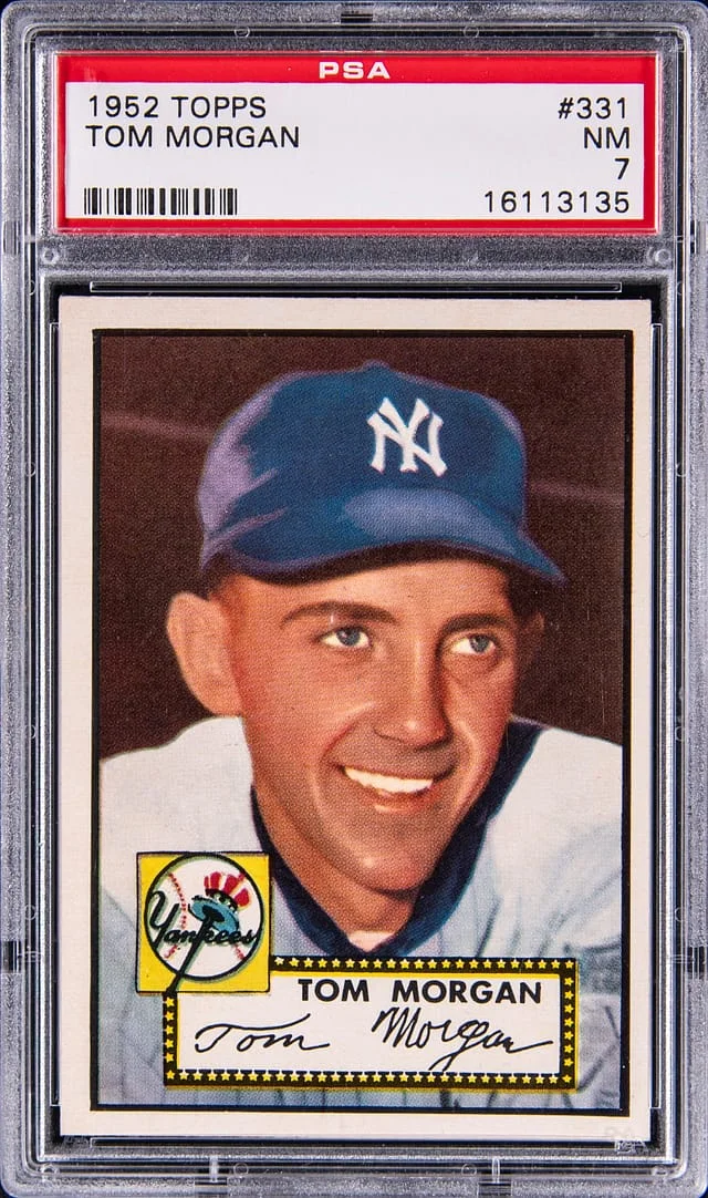 1952 Topps Tom Morgan #331 card image
